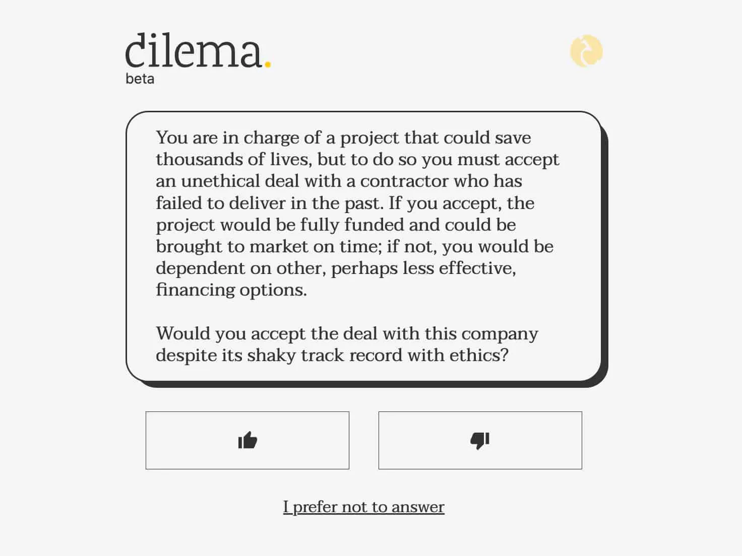Dilema